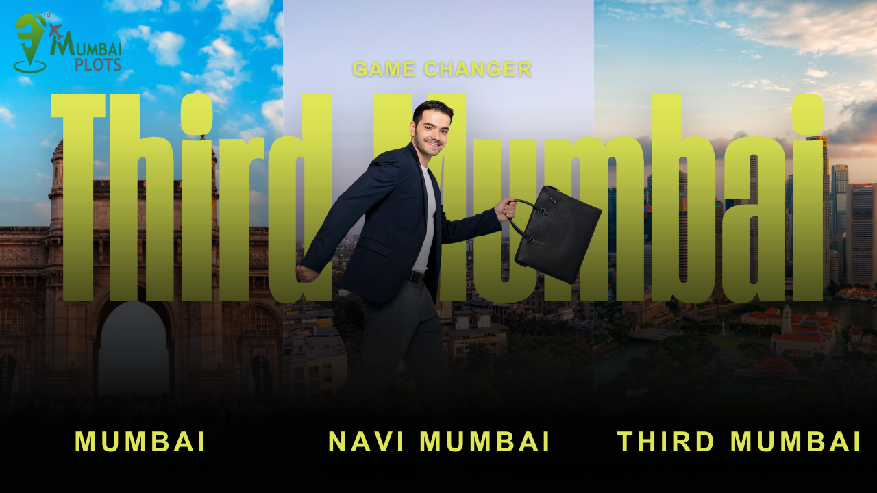 Third Mumbai, Mumbai 3.0, Navi Mumbai International Airport, MTHL, plots in Khopta, Ranjanpada plots, Chirle real estate, CIDCO projects, affordable plots near Mumbai, third mumbai city map, third mumbai infrastructure, residential plots near Navi Mumbai, plot investment Navi Mumbai